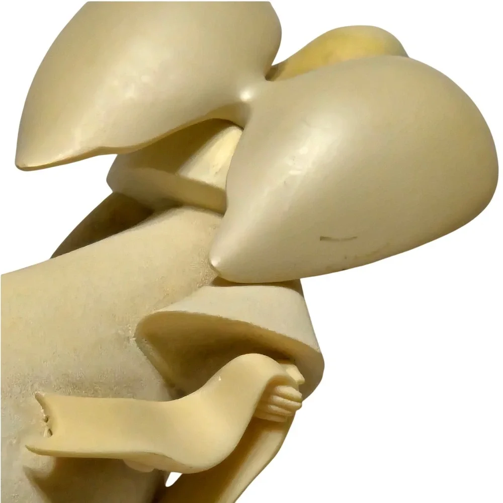 Enesco Foundations Angel Figurine Rhinestone Accent Beige Resin‎ 2009